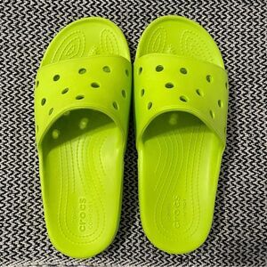 Crocs Classic Green Slide Sandals Sz-9Men/11Women